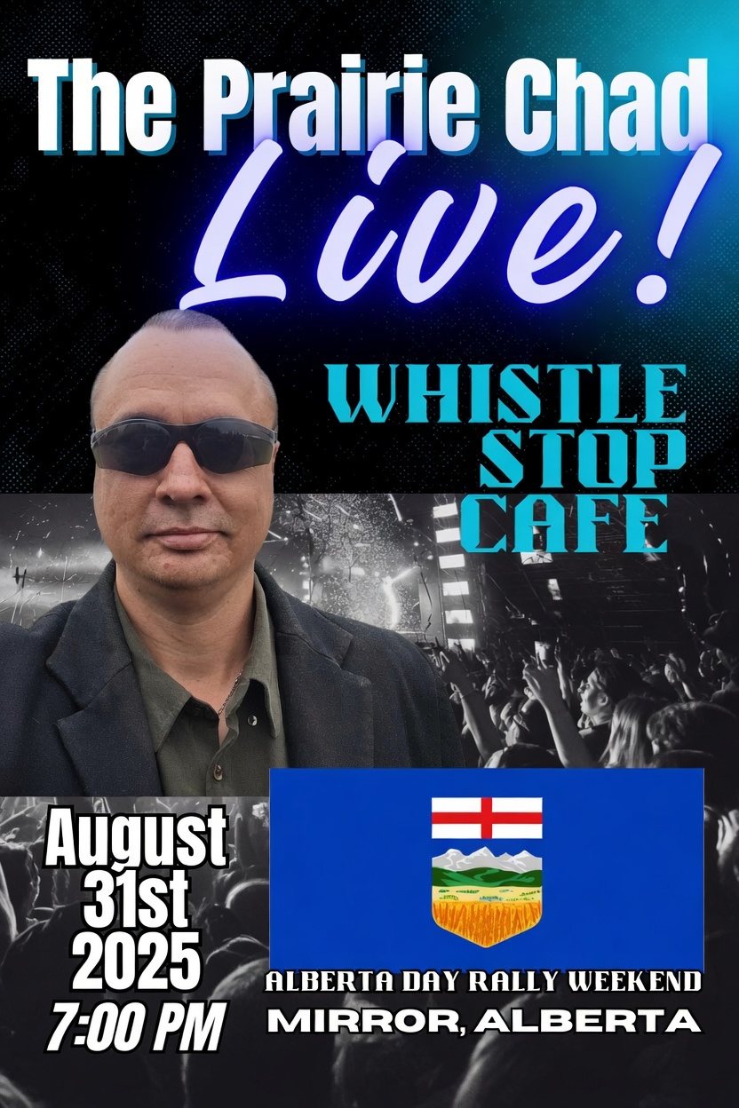 Poster for Canada Day in Claresholm, July 1 at the Amphitheatre